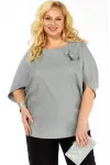 Блузка Элль-Стиль 2436а серый Блузка Элль-Стиль 2436а серый