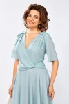 Платье Mira Fashion 5598 бирюза