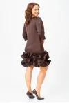 Платье Мублиз 291 шоколад Платье Мублиз 291 шоколад