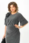 Платье Mira Fashion 5628 серый