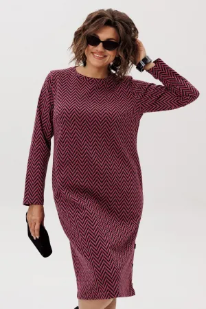 Платье Anelli 1755.1 Рябиновая волна