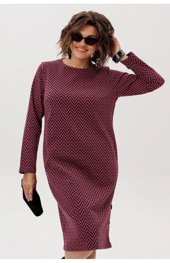 Платье Anelli 1755.1 Рябиновая волна