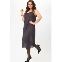 Платье Sova 11257 коричневый