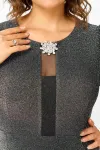 Платье Mira Fashion 5629 серый