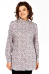 Рубашки Avenue 0347 серый, дизайн цветочек Рубашки Avenue 0347 серый, дизайн цветочек