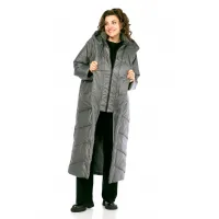 Пальто Диамант 2128 серый