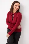 Блузка Begimoda 4147 бордо Блузка Begimoda 4147 бордо