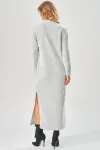 Платье Laikony 573 серый зигзаг