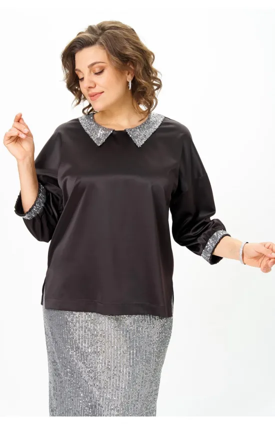 Блузка Andina City 5046 чёрный