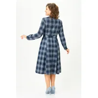 Платье Дали 5520.1 синяя клетка