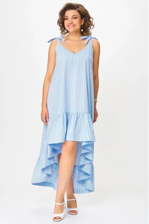 Платье Svetlana Style 2205 голубая полоска