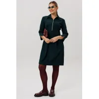 Платье Anelli 1752 Тишина мха Платье Anelli 1752 Тишина мха