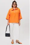 Блузка Michel Chic 786 морковный
