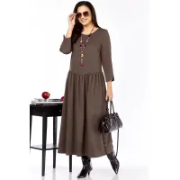 Платье Taita Plus 2524-1 капучино Платье Taita Plus 2524-1 капучино