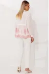 Блузка Мода-Юрс 26-2979 молочный_розовый