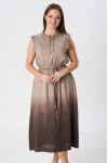 Платье Your Size 2246/170 Кофе с молоком (Капучино)