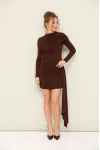 Платье Pur Pur 11-433 Коричневый Платье Pur Pur 11-433 Коричневый