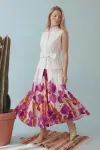 Платье Lokka 1923 белый/фиолетовый/бордо