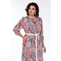 Платье Moda-Versal 2483 бирюзово-коралловый