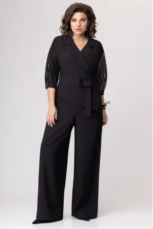 Комбинезон Avanti 1444-4 черный с кружевом