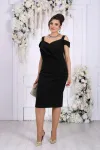 Платье Ninele 6103 Черный Платье Ninele 6103 Черный