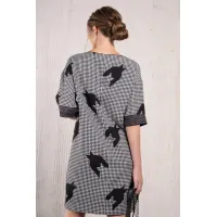 Платье Avanti 118 чёрно-белый