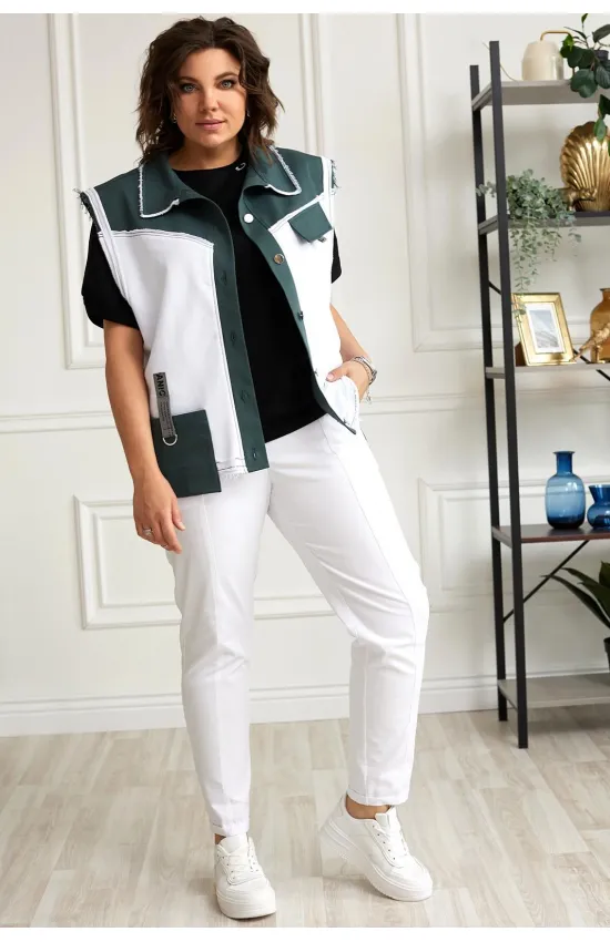 Жилет Begimoda 7009 белый