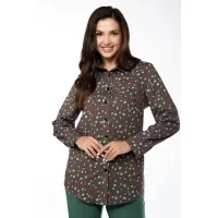 Блузка Lucky Fox 20303 камешки: кофе с молоком Блузка Lucky Fox 20303 камешки: кофе с молоком