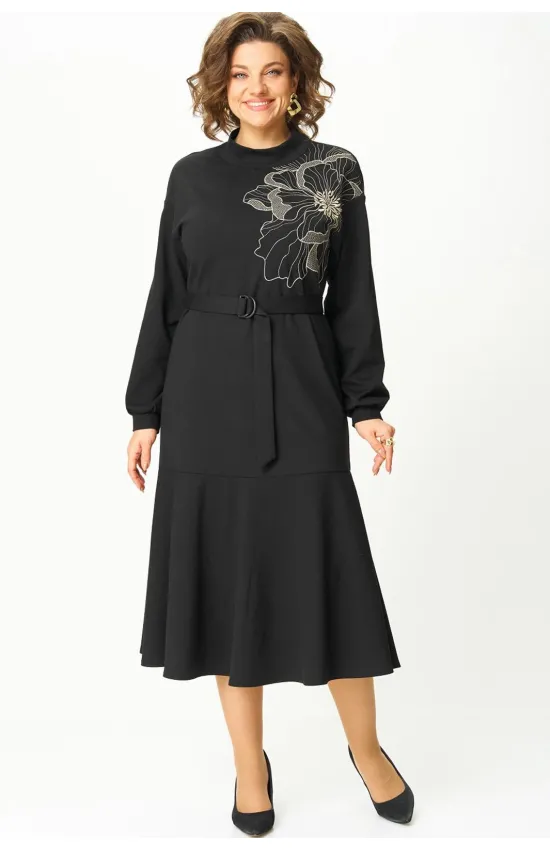 Платье Такка Плюс 25-255 черный