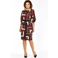 Платье Элль-Стиль А-526 мультиколор Платье Элль-Стиль А-526 мультиколор