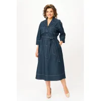 Платье Кокетка И К 1501 джинсовый