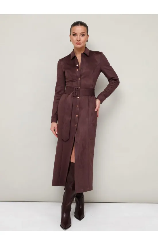 Платье Pur Pur 11-422/3 Темно-коричневый