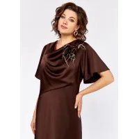 Платье Mira Fashion 5613-2 коричневый