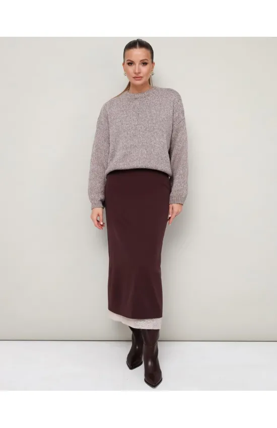 Юбка Pur Pur 11-423/1 Коричневый