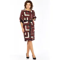 Платье Элль-Стиль А-526 мультиколор