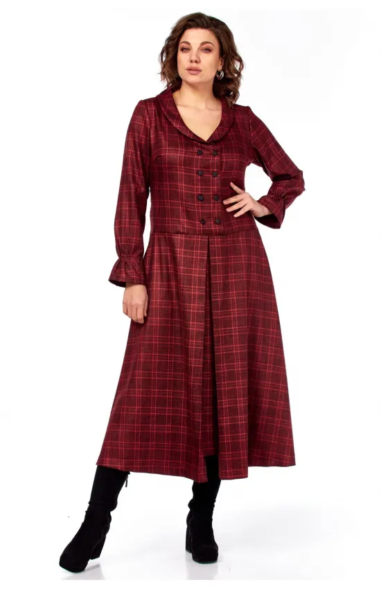 Платье Celentano 5080 клетка