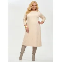 Платье Your Size 2262/164 Бежевый