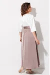 Платье Anastasia Mak 1229 жемчужный+капучино