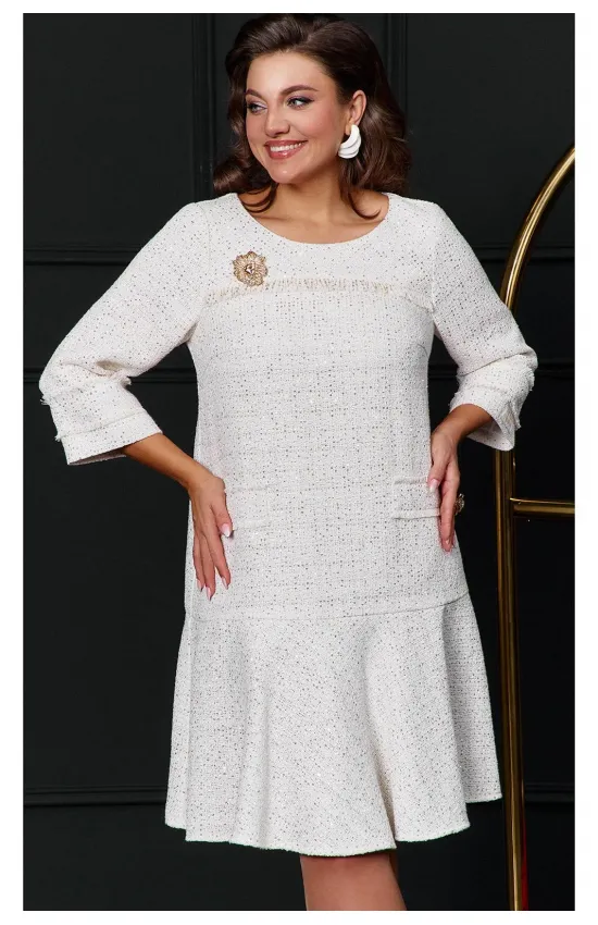 Платье Vittoria Queen 22733-2 кремово-белый