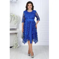 Платье Ninele 7431 Васильковый