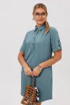 Платье Anelli 1651 винтажный голубой