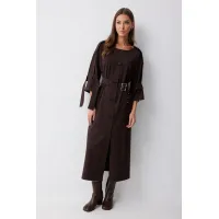 Платье Люше 4212 коричневый