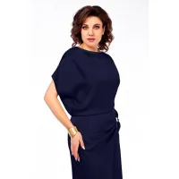 Платье Ольга Стиль С902 синий