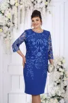 Платье Ninele 6153 Васильковый Платье Ninele 6153 Васильковый