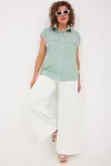Блузка Begimoda 4125 шалфей