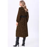 Платье Anastasia 1270 черно-коричневый