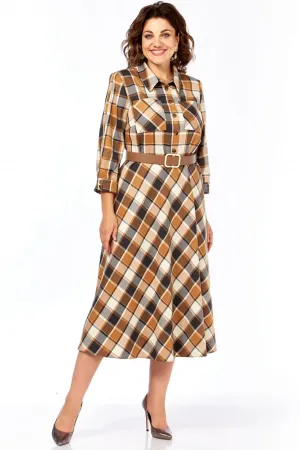 Платье Милора-Стиль 1385 карамельный