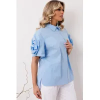Блузка Мода-Юрс 2916bl голубой