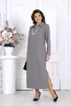 Платье Ninele 6009 Светло-серый Платье Ninele 6009 Светло-серый