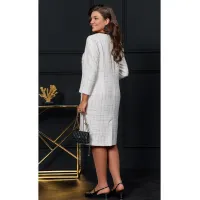 Платье Vittoria Queen 23543 молочный+черный